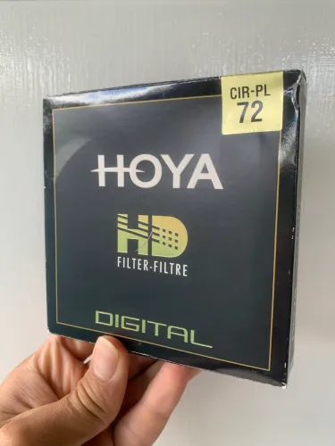 Filtro Hoya HD CIR-PL (protetor, polarizador e UV) 72mm