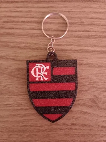 Chaveiro Personalizado de Time de Futebol Flamengo