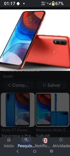 Celular MOTOE 64 G