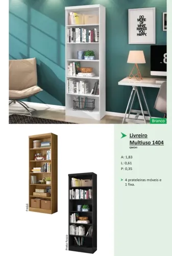 Livreiro multiuso - Promoção 