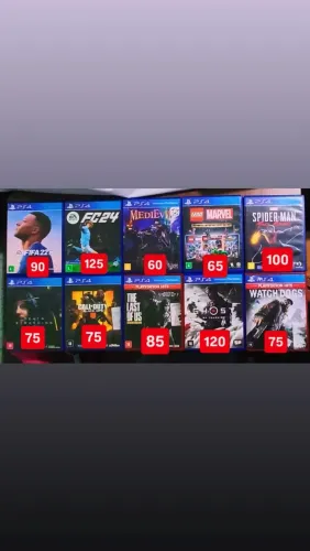 Jogos Originais de PS4 - Diversos Títulos<br>