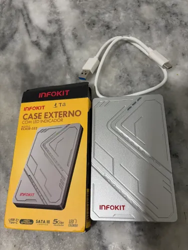 Hd externo de 1tb estado de Novo! Pega em qualquer console custo benefício.