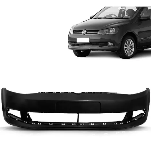 Parachoque dianteiro gol g6 preto liso 2013 2014 2015 2016