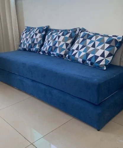 Multiuso Sofanete King Azul Até 12x - Frete Grátis 