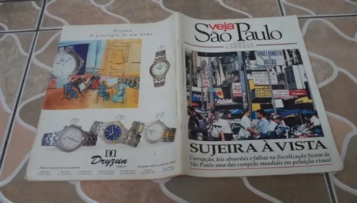 Revista Veja São Paulo 23 Agosto 1995. Sujeira À Vista. Para Colecionadores.