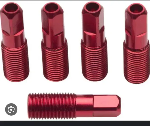 Nipples Tubeless UST Rodas Easton 2.0 x 17mm Vermelho 5x 