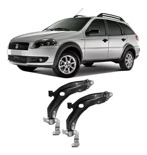 Bandeja Suspensão Dianteiro Fiat Palio Weekend 2001 à 2016 - D/E - Bucha / Coxim - Nakata