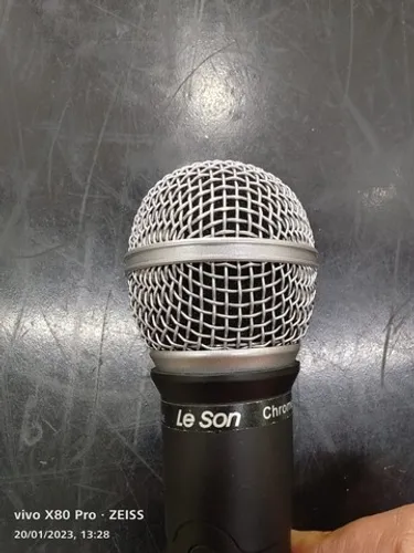 Globo Para Microfone Com Fio Le Son Mc 200 Perfeito!!