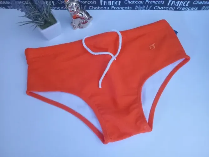 Sunga Masculina Laranja Tamanho P 