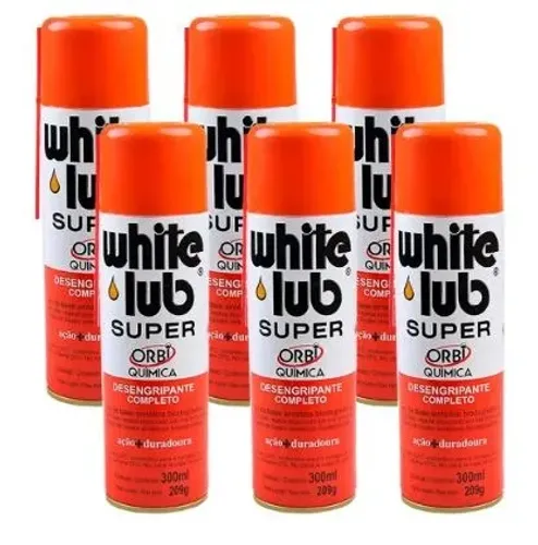 Desengripante White Lub Super Spray 300 Ml Anti Ferrugem