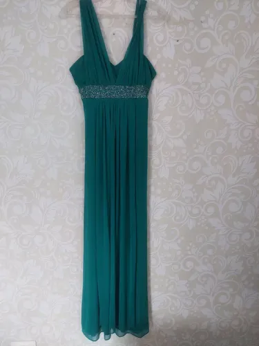 Vestido Longo Verde Esmeralda