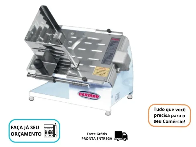 Cortador de Frios Bermar Semi Automático Novo