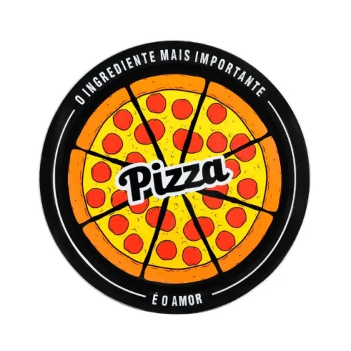 Prato De Pizza De Vidro 40 Cm - Vidro 17854 Promoção