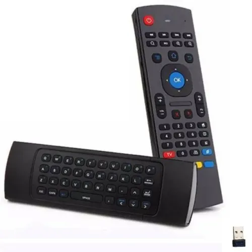 Controle Remoto Air Mouse + Teclado Wireless Smart Tv Pc