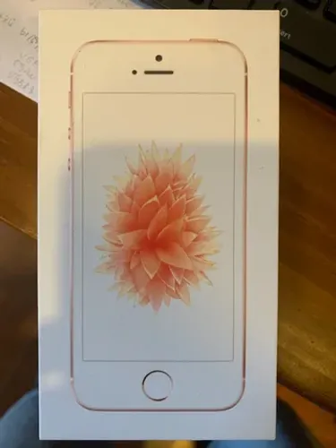 Caixa Vazia de Iphone SE Rosa 64GB