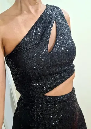 Vestido paete festas