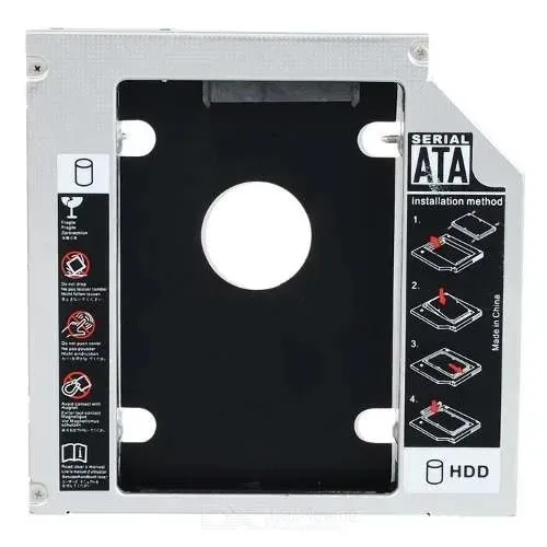 Adaptador Caddy para Segundo HD ou SSD 9,5mm Sata - Loja Coimbra Computadores Entregamos