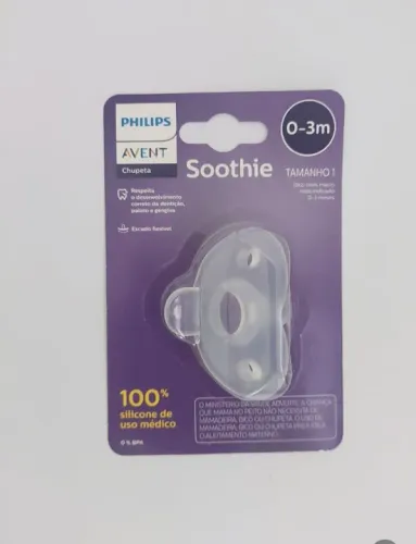 Chupetas Philips Avent Soothie - Tamanho 1 - 0-3 meses