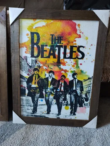 Quadro em resina The Beatles 