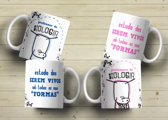 Caneca PROFESSOR matérias