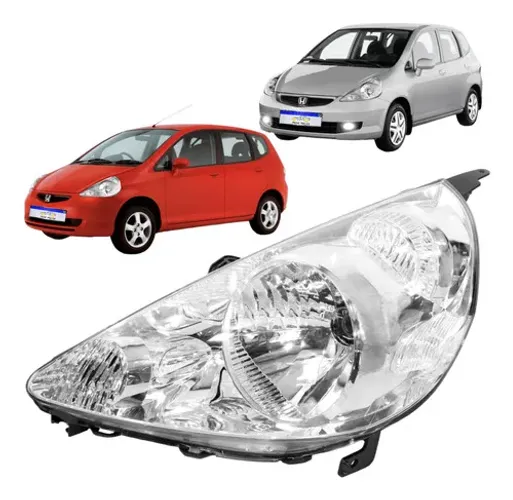 Farol Honda Fit 2003 2004 2005 2006 2007 2008 Novo Le
