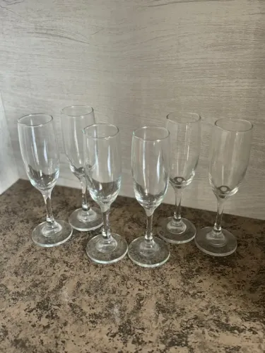 Conjunto de taças de champanhe