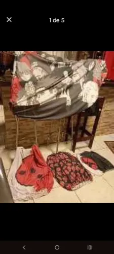 Kit 1 painel mais 3 capas para cilindros (NARUTO)
