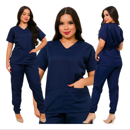 Pijamas cirúrgico feminino scrub hospitalar