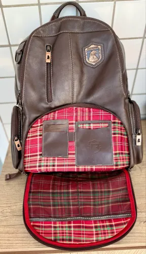 Mochila de Couro Nordweg NW072A - Garantia Vitalícia - Menos da Metade do Preço da Nova!
