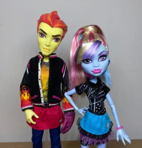 Monster High Classroom Partners (2 Pack) - Abbey Bominable & Heath Burns