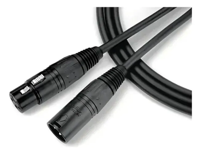 Cabo Xrl Dmx Microfone 1,5m