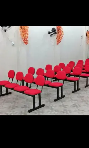 Cadeiras para Recepção/Espera - Vermelhas
