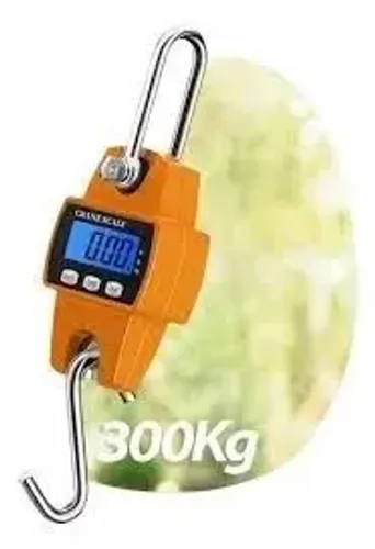 Balança Pendurada Digital Portátil Gancho 300 Kg Quilos suspensa
