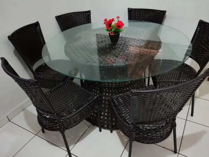 Jogo de mesa de área externa 