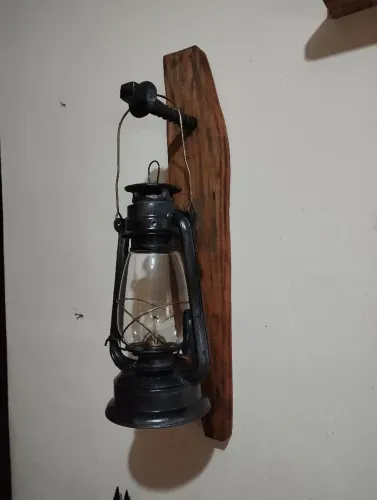 Luminária Rústica de Parede - Estilo Vintage