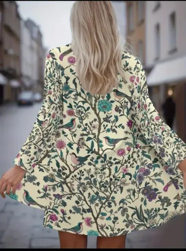 Cardiga pássaros, novo, tamanho XG.<br>120,00 + frete