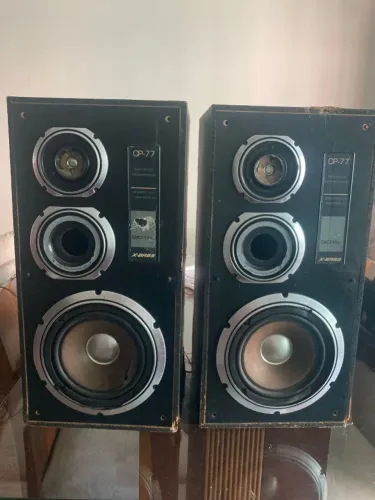 Par de caixa de Som CP-77 X-Bass sharp