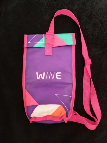 Bag bolsa térmica porta vinho Wine para 1 garrafa - Nova, nunca usada!