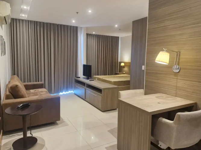 Midas, FLAT Familiar, Estr Bandeirantes,  Varanda, Sala, Quarto, Cozinha, Sala