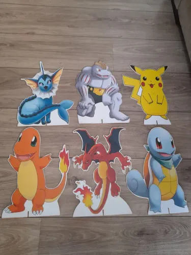 Personagens Pokemon para decoração de festas