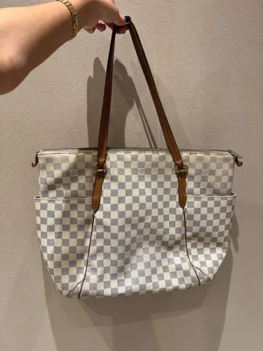 Bolsa Original Usada Louis Vuitton Totally Damier Azur GM