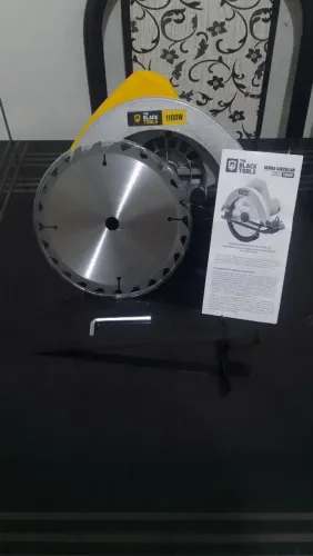 Serra Circular Black Tools 1100W