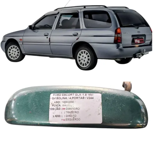 Maçaneta Externa Ford Escort Zetec Se Dianteiro Esquerdo Verde Dianteira