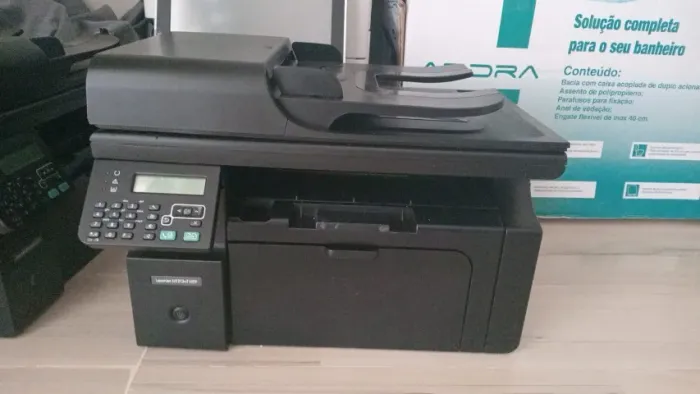 impressora hp laser m1212fn toner novo semi nova  