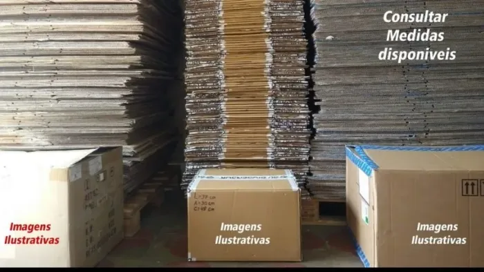 Caixa papelão - tamanhos Médio e Pequena - Reuso em bom estado - Não serve para mudança