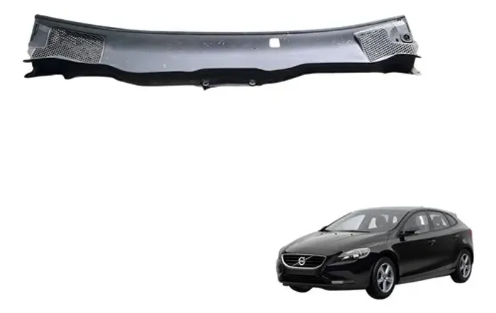 Grade Churrasqueira Volvo V40 2015 Preto Preto