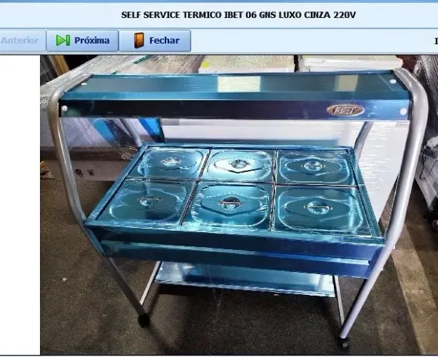 SELF SERVICE TERMICO IBET 06 CUBAS NOVO