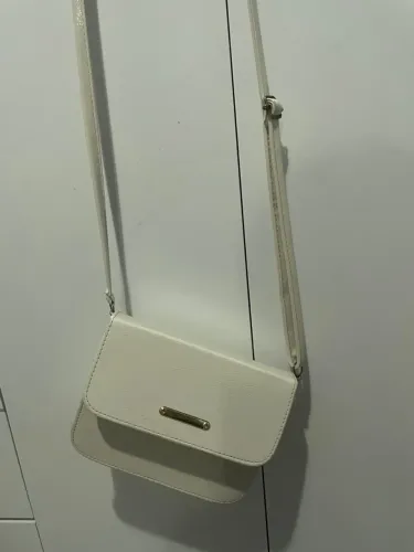 Bolsa de ombro branca 