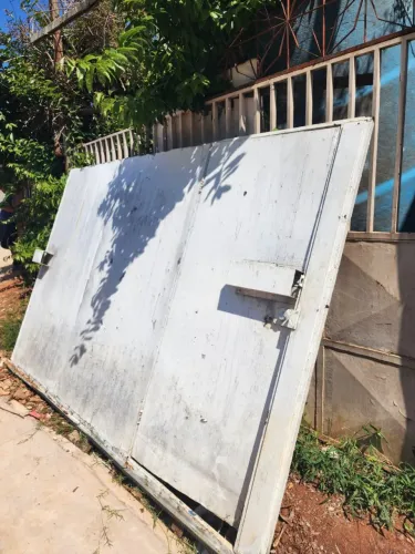Portão de garagem grade fechado3x2