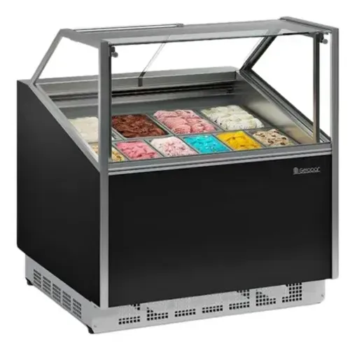 Expositor Para Sorvetes de Massa e Gelatos GESG-12 Gelopar